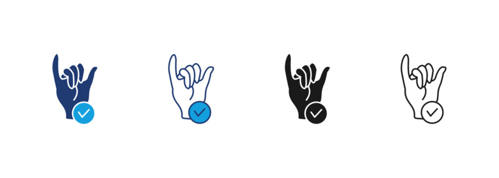 Promise Icon Set Multiple Style Collection