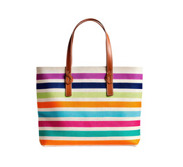Colorful striped tote bag (2)