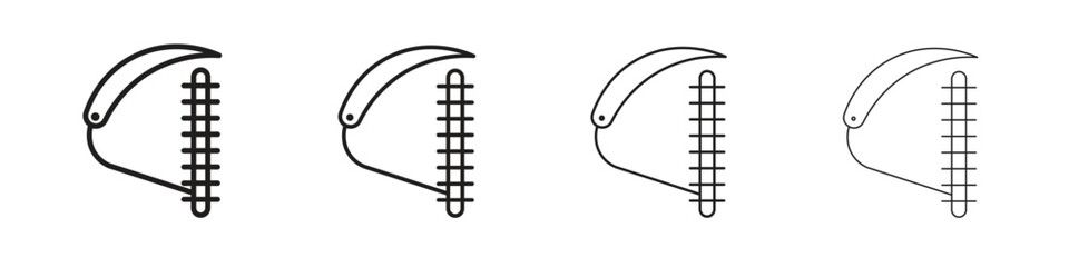Suture icon outline trend modern simple versions