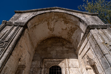 Fototapeta premium mausoleum on Chufut Kale in Crimea