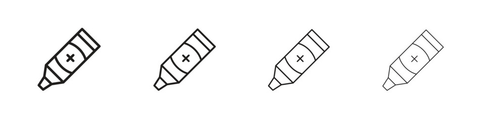 Ointment icon outline trend modern simple versions