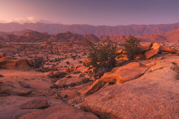 Anti-Atlas Mountains in Morocco – dramatic rocky landscape and desert scenery in North Africa © PawelUchorczak