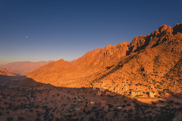 Anti-Atlas Mountains in Morocco – dramatic rocky landscape and desert scenery in North Africa © PawelUchorczak