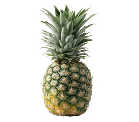 Fototapeta premium A single pineapple against a black background