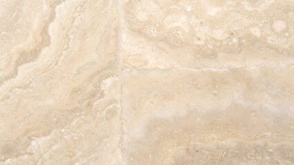 Luxurious Travertine Texture with Creamy Beige Swirling Veins