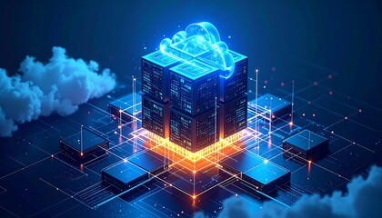 Futuristic cloud server network