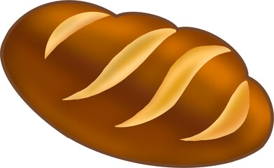 vector illustration of bread