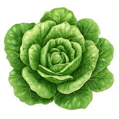 Fototapeta premium Detailed image of a vivid green flowerlike vegetable