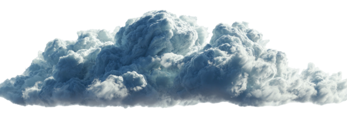 Massive fluffy cumulus cloud