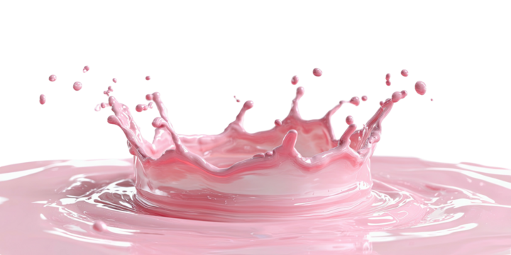 Pink liquid splash (1)