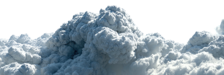 A large, textured cumulus cloud formation