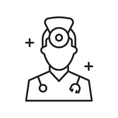 Editable Doctor Line Icon