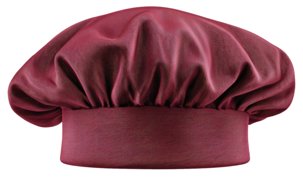 Chef's hat, deep pink