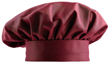 Burgundy chef's hat (4)