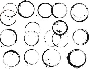 Coffee stain patterns