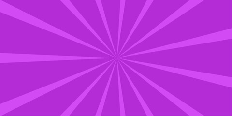 Obraz premium Vibrant Purple Radial Burst Pattern with Alternating Light and Dark Stripes on a Solid Background violet