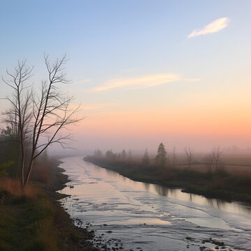 Morning on the Irtysh River