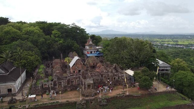 Phnom Chisor Tempel in Kambodscha