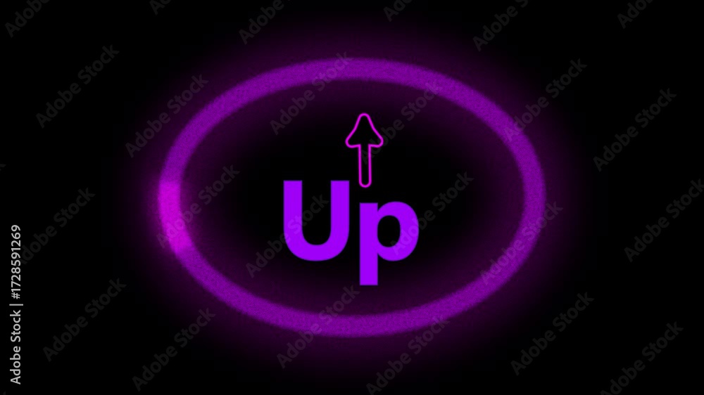 Poster purple up arrow animation abstract background looping motion graphics upward trend. animated purple 