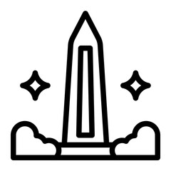 This Obelisco icon is suitable for the Argentine culture, etc.