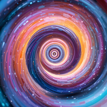 a spiral shaped object in the middle of a spiral