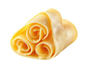 Rolled slices of cheese