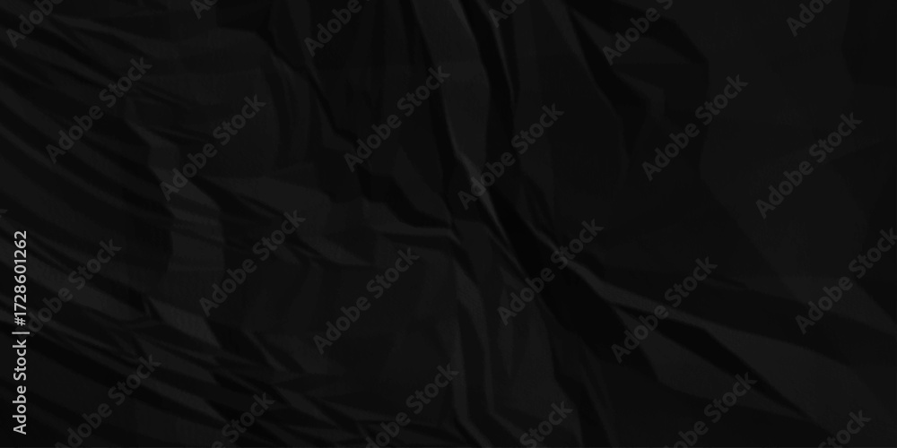 Poster paper texture background, old paper background ripple soft black pattern wave crumple. crushed and c