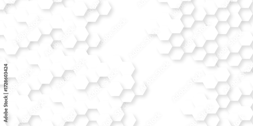 Aufkleber background with hexagons . abstract background with lines . white texture background . hexagon abstr