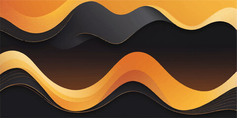 Colorful wave vector illustration abstract background design template