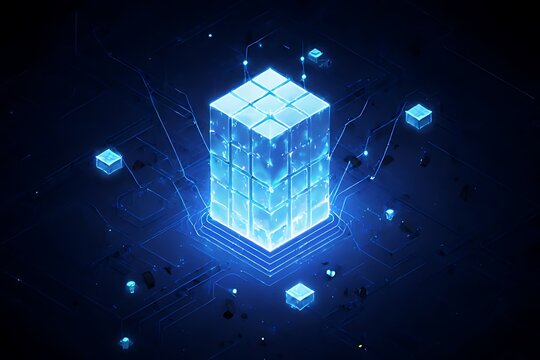 abstract blue background