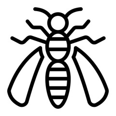 This Wasp icon is suitable for Pest Control, and related fields.