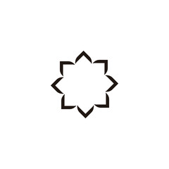 Background, ramadhan, leaves geometric symbol simple logo vector
