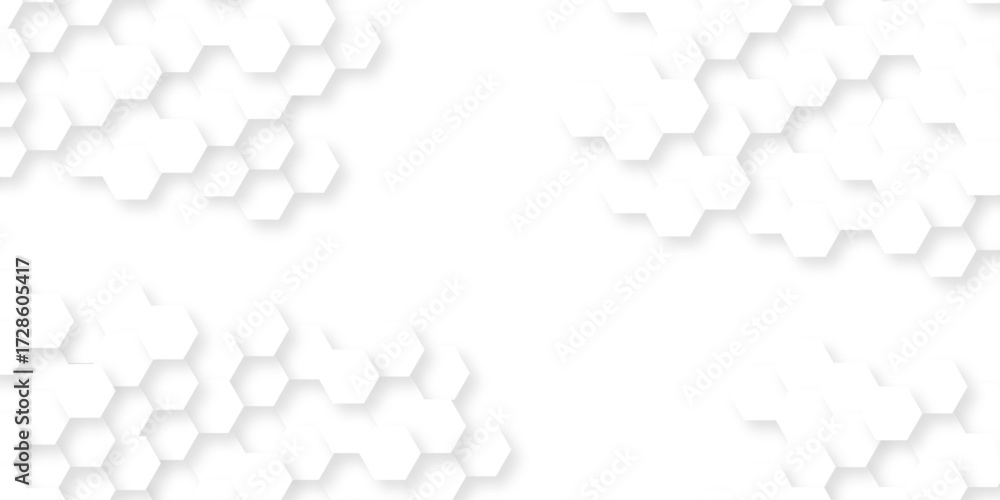 Aufkleber background with hexagons . abstract background with lines . white texture background . hexagon abstr