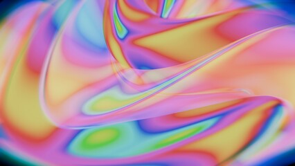 Colorful Abstract Wave Patterns