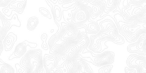 Vector wavy black contour lines topographic grid pattern on white background. Topographic map background with abstract contour line pattern.  Minimal topography design for modern graphics motion wave.