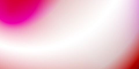 Abstract red and pink gradient background with white light arc