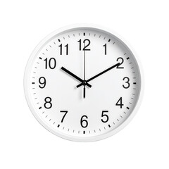 White round clock, transparent PNG. 