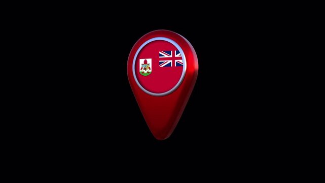 3d Location Map Bermuda