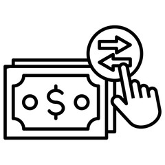 Payment Failed Outline Icon