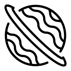 This Planet Ring icon is suitable for Science Fiction, Sci-fi Film, etc. © iconfromus
