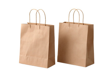 Two light brown paper shopping bags (1)