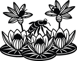 Elegant abstract black ink splash design with subtle texture for artistic backgrounds isolated on transparent background