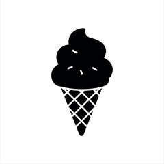 Minimal popsicle icon with melting topping and bite detail. A modern and versatile design, great for menus, apps, or illustration projects