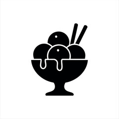 Minimal popsicle icon with melting topping and bite detail. A modern and versatile design, great for menus, apps, or illustration projects