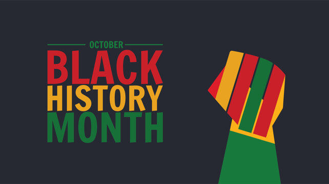 Black History Month. African American History. Celebrated annual. In February in United States and Canada. In October in Great Britain. Poster, card, banner design templets