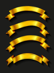 Coloured ribbons collection