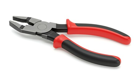 Fototapeta premium Red and black pliers tool