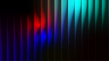 Abstract vibrant red blue cyan color glossy strips glass gradient texture for modern futuristic technology backgrounds, banners, headers, covers, presentations. Vector illustration.