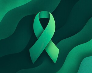 Empowering mental health awareness with a vibrant, modern design concept, symbolizing hope and support for well-being initiatives