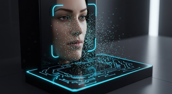 Facial Recognition Technology Portrait Digital Future Artificial Intelligence